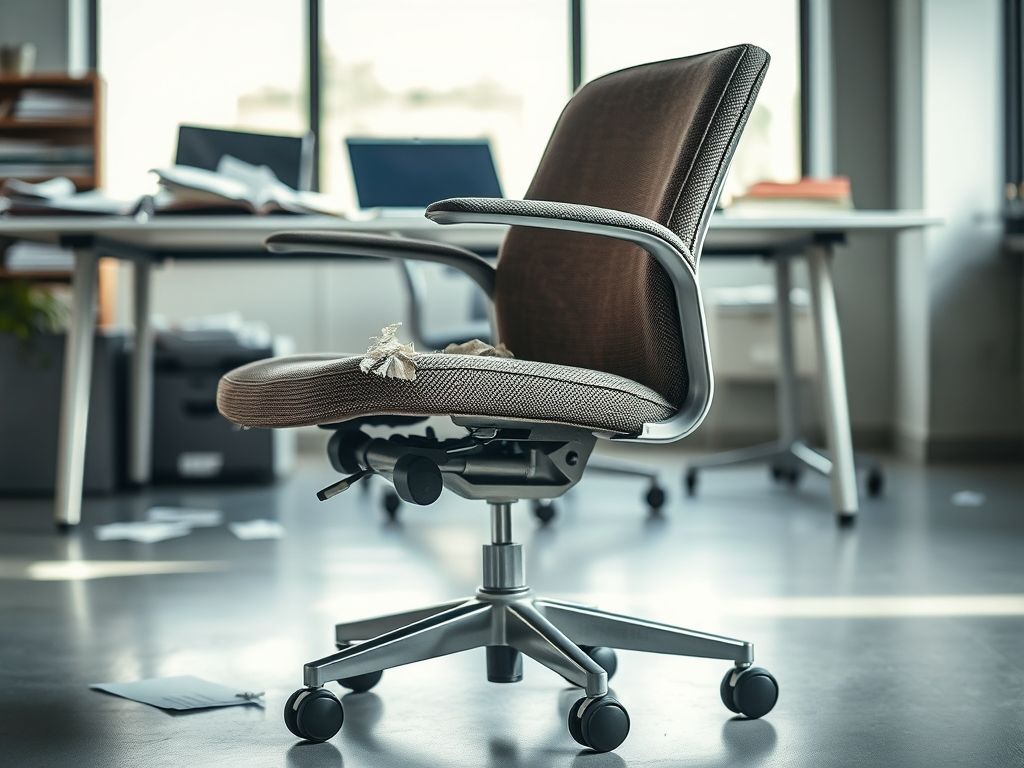 Cadeira de Escritório Quebrando? Veja os Principais Problemas e Soluções 1 robo 3898 684bd958ab720